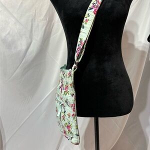 Vera Bradley Large Vera Hipster Zip Top Water Bouquet